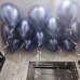 Гелиевые шары под потолок "Темно-синий хром"